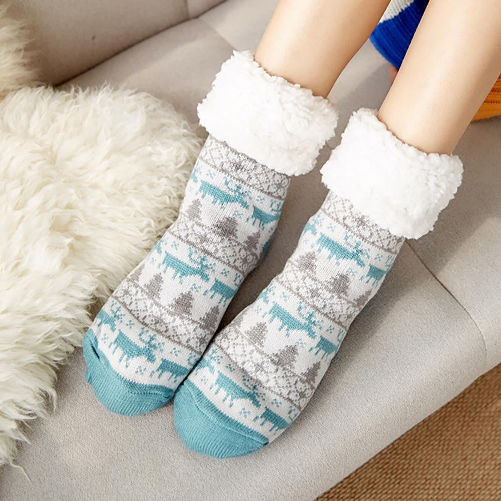 Reindeer Sherpa Socks