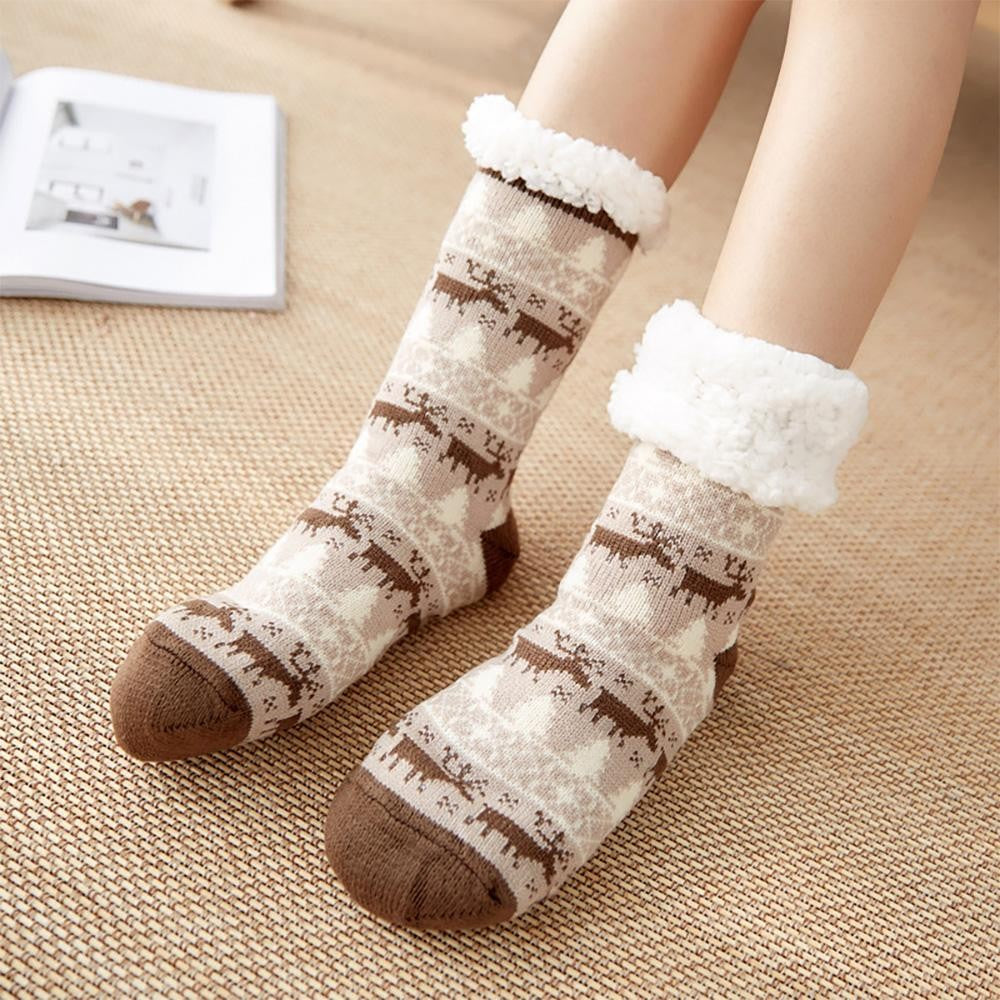 Reindeer Sherpa Socks