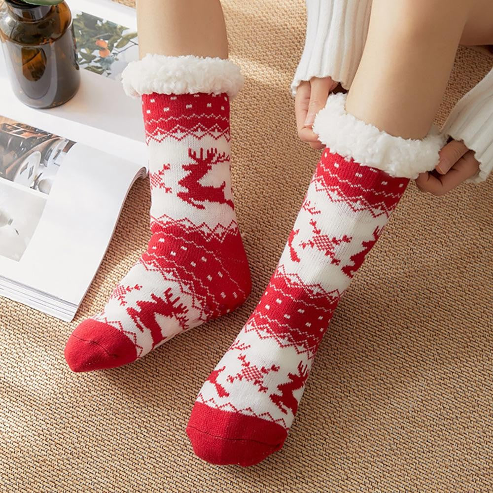 Reindeer Sherpa Socks