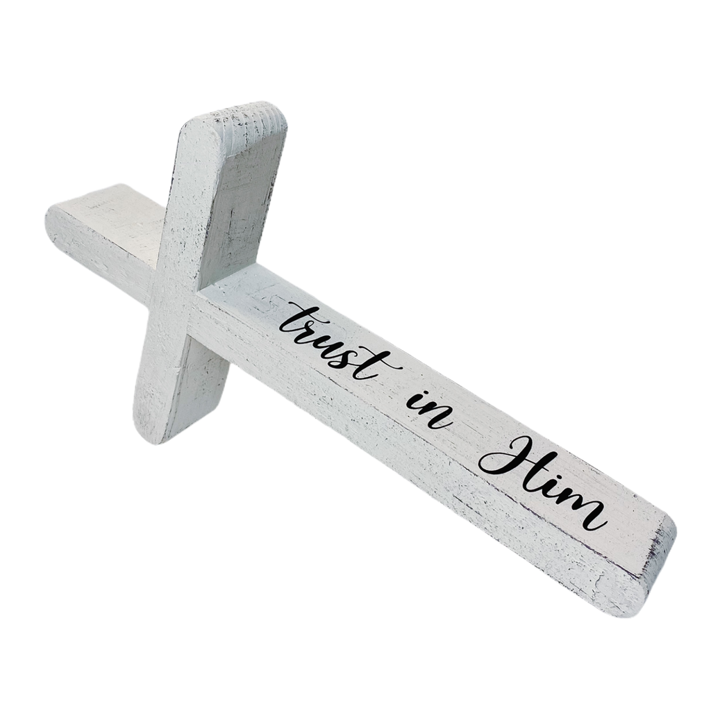 Trust in Him Cross