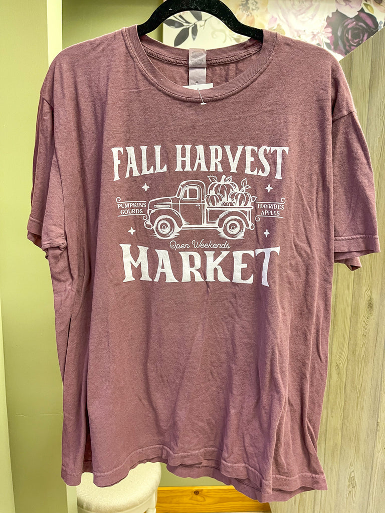 Large ONLY Fall Harvest Market Tee