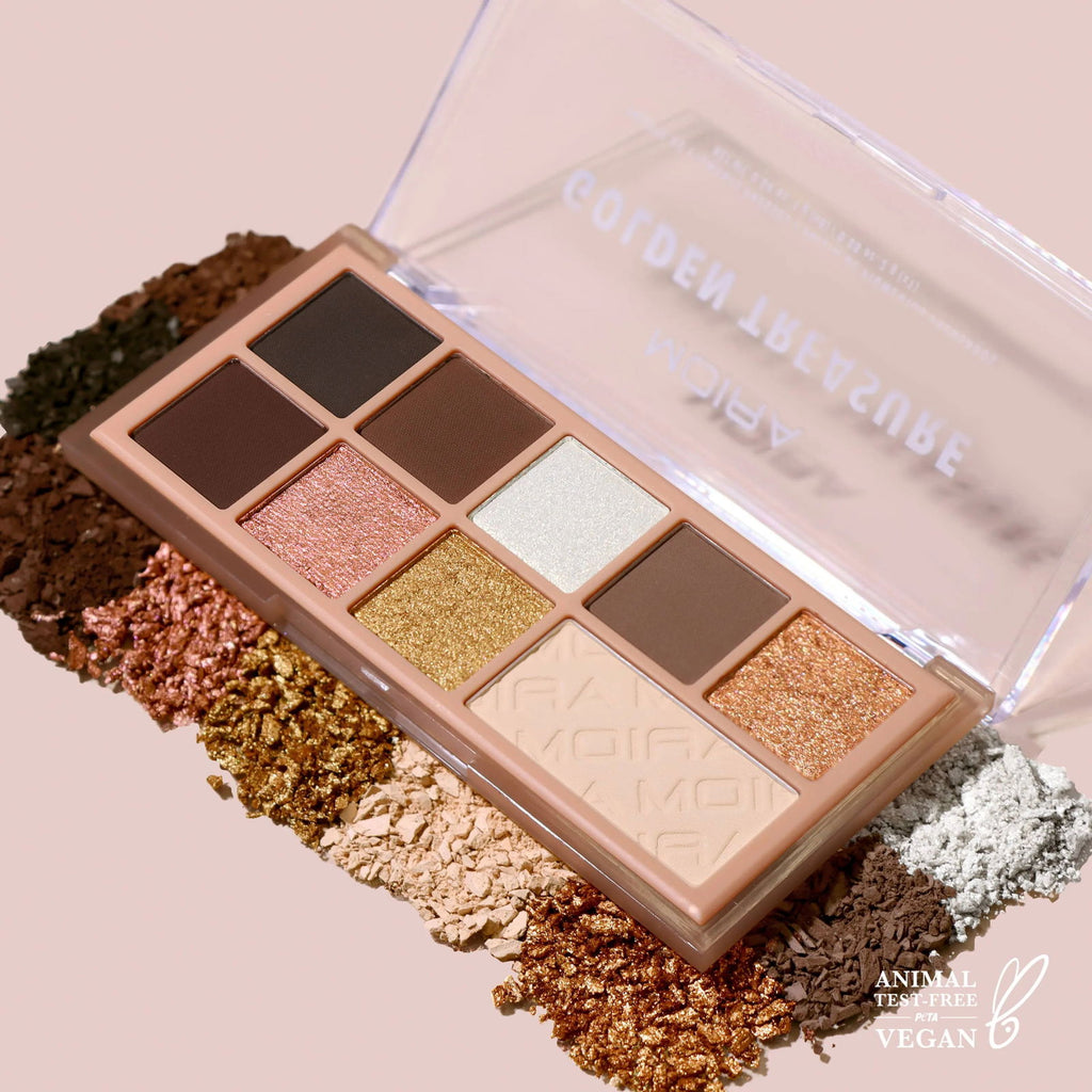 Golden Treasure Eyeshadow Palette - Roseabella 