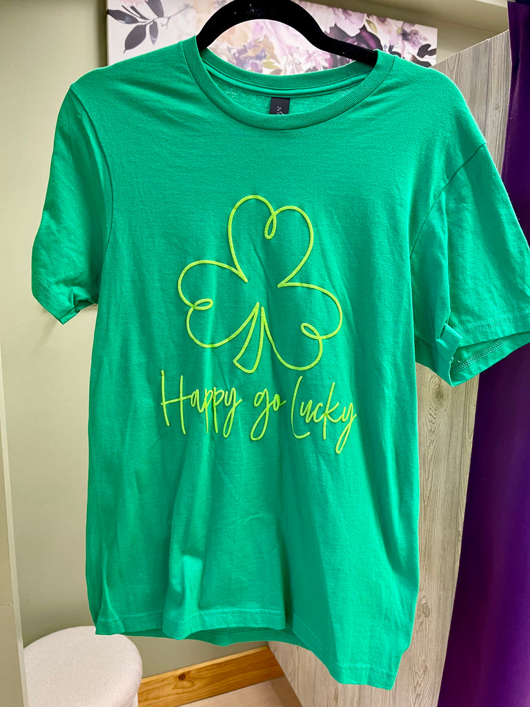 S & M ONLY Happy Go Lucky Tee