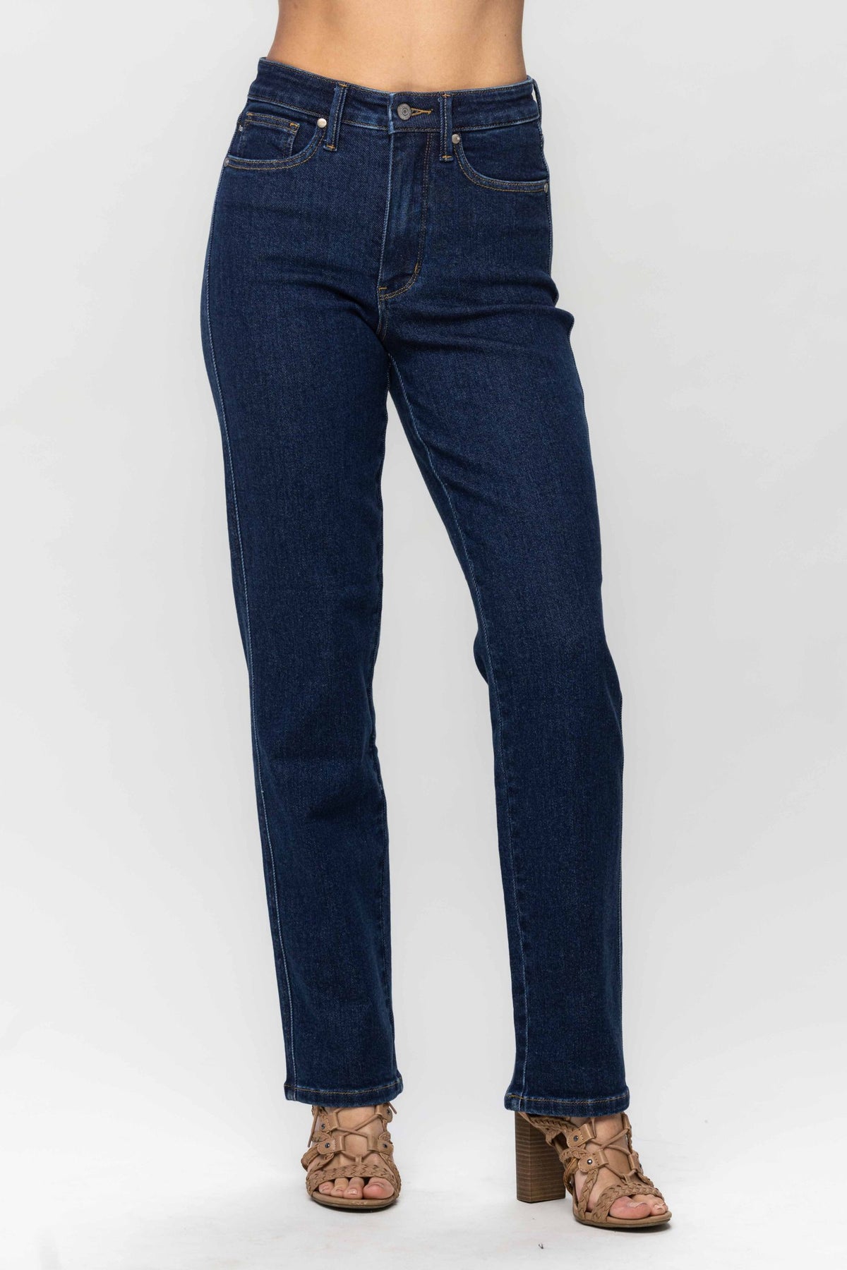 Judy Blue Women's High Rise Tummy Control Classic Vintage Skinny Jeans :  : Clothing, Shoes & Accessories