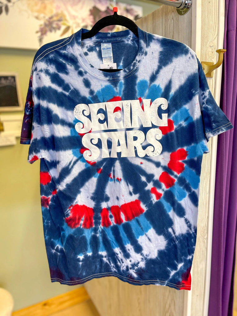 Large ONLY Seeing Stars Tee - Roseabella 