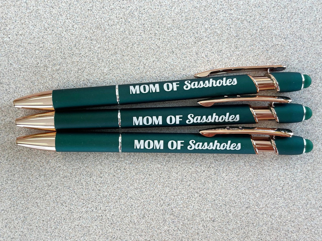 Mom of Sassholes Pen - Roseabella 