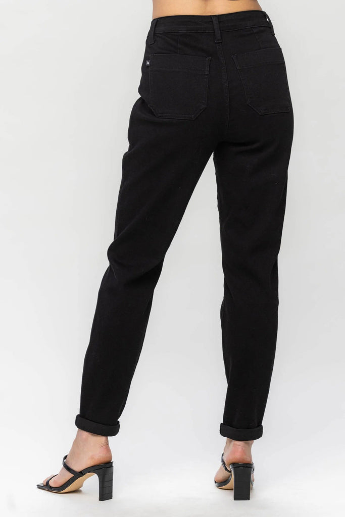 REG & PLUS Black Jogger - Roseabella 