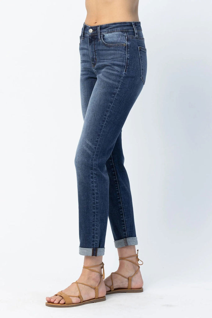REG & PLUS Tapered Slim Fit Jeans - Roseabella 