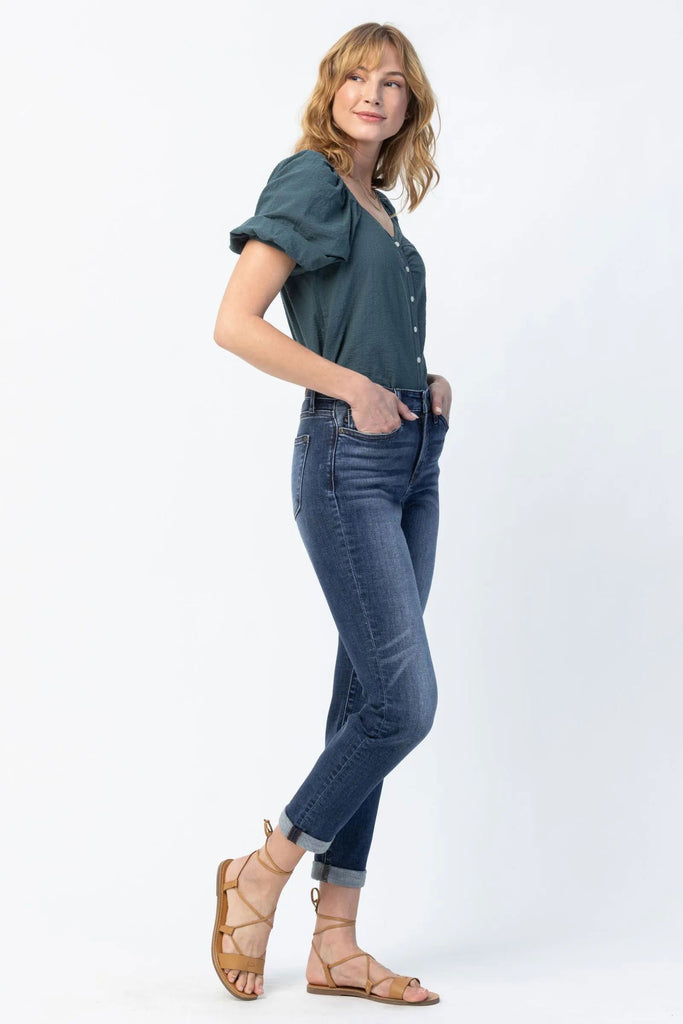 REG & PLUS Tapered Slim Fit Jeans - Roseabella 