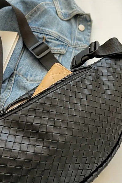 Woven Crossbody Bum Bag