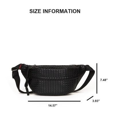 Woven Crossbody Bum Bag