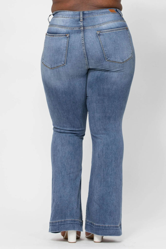 Sizes 1-24W ONLY The Zoey Flare Jeans - Roseabella 