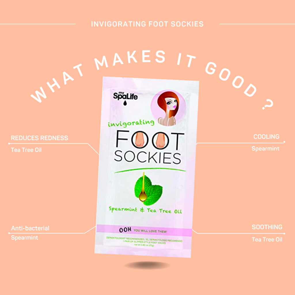 Foot Sockies - Spearmint & Tea Tree Oil