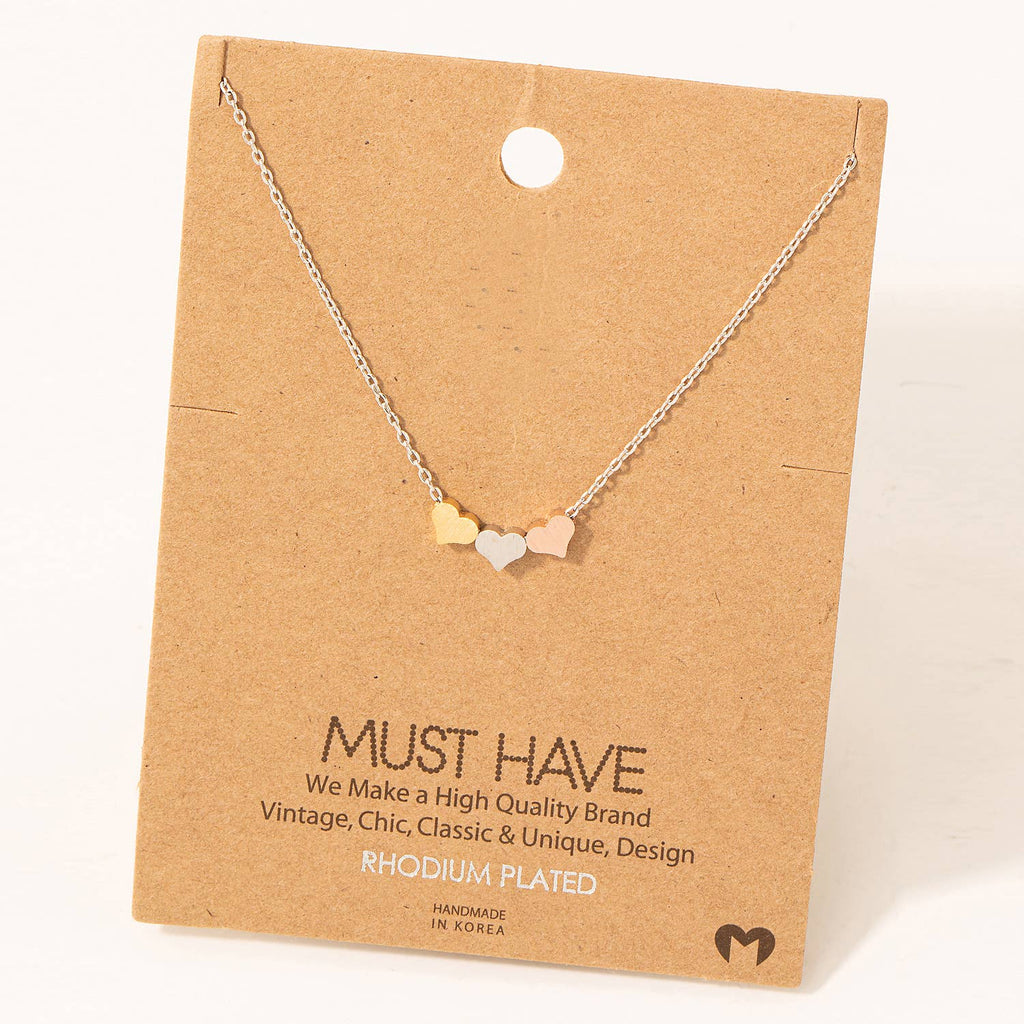 Dainty Hearts Necklace