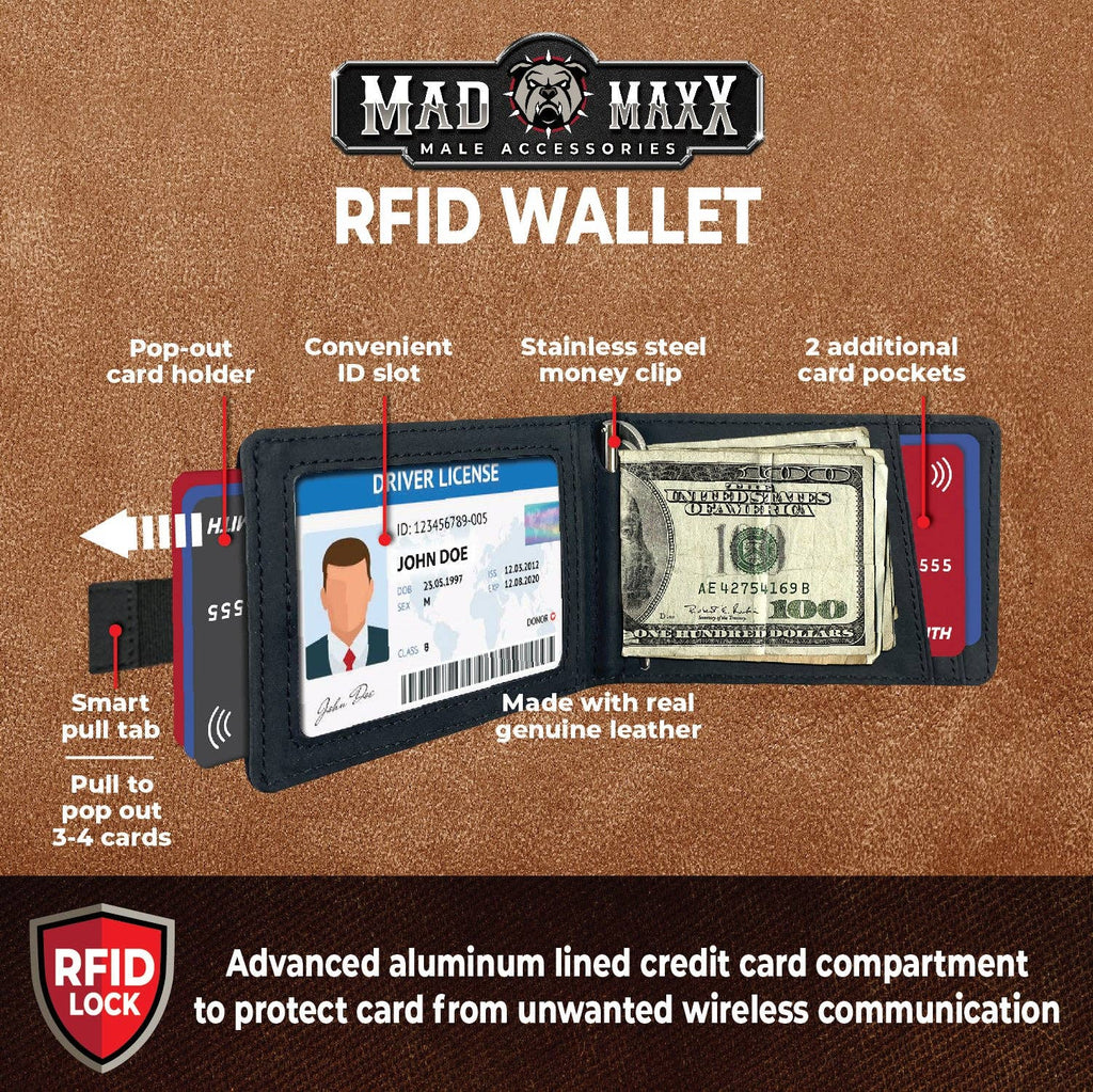 Men’s Leather RFID Wallet