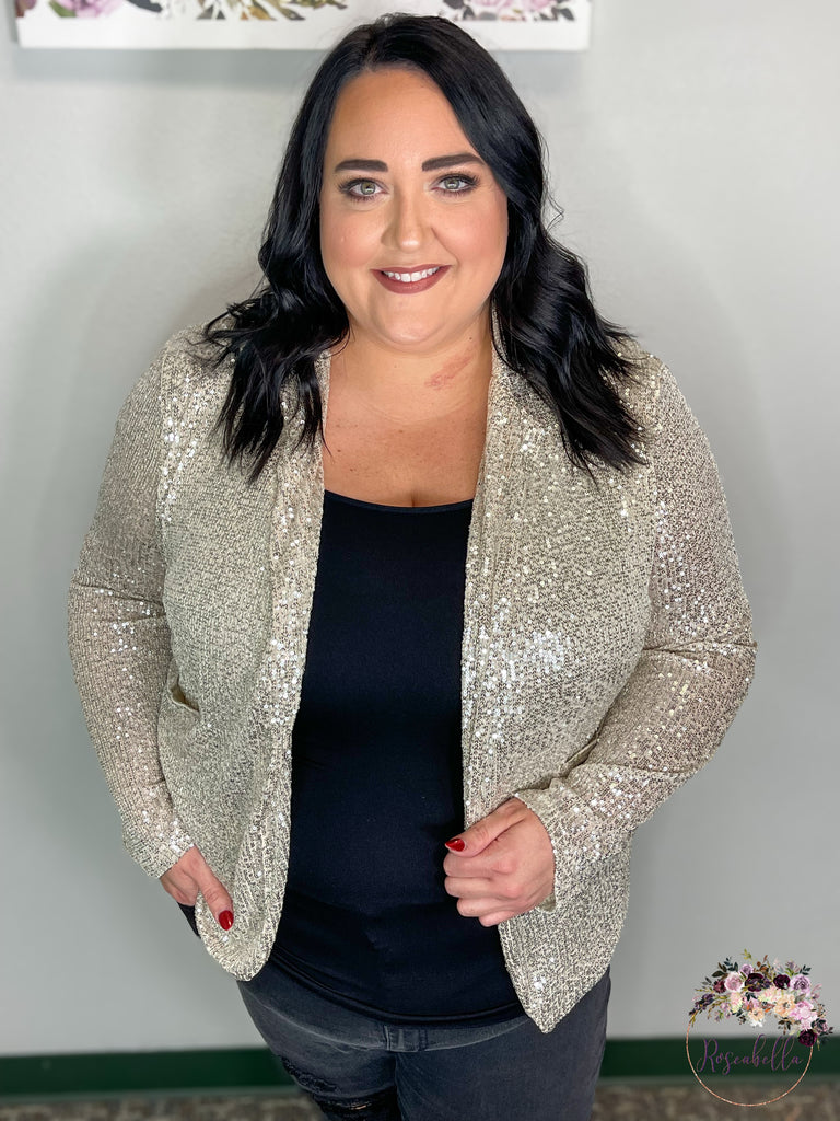 2XL & 3XL ONLY The Glam Blazer