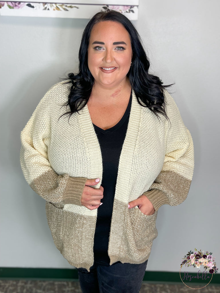 REG & PLUS The Jacqueline Cardigan